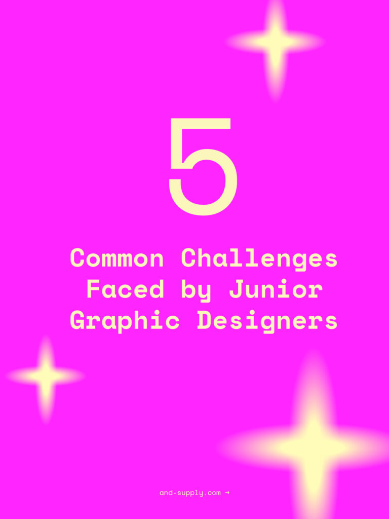 common challenges faced by junior graphic designers